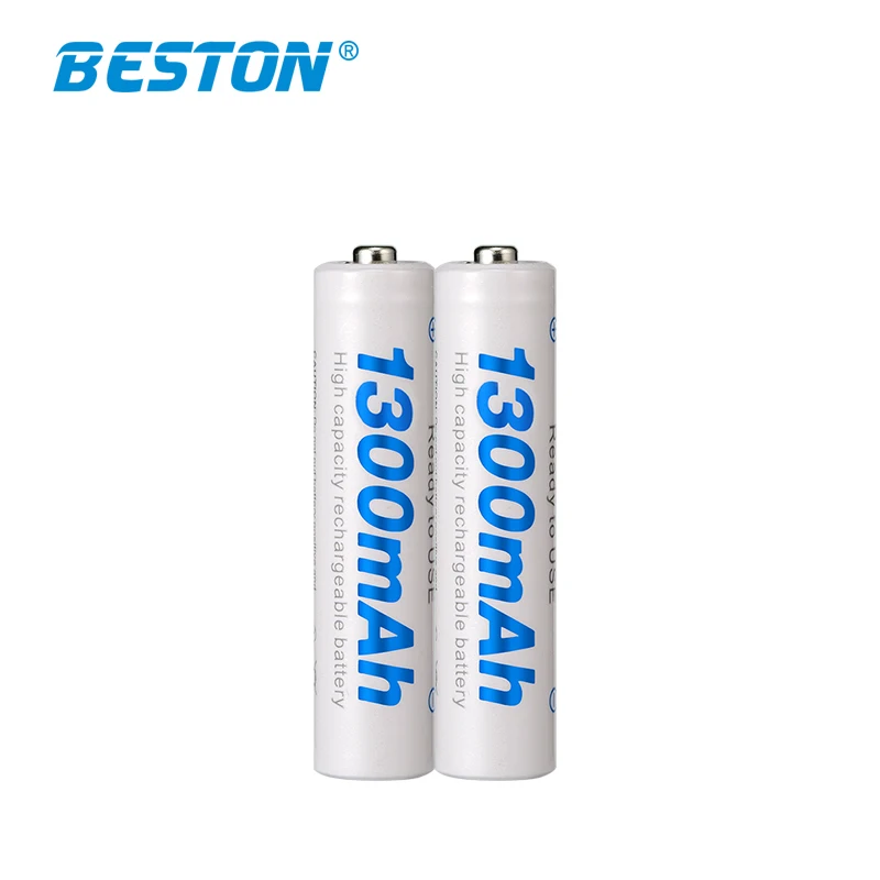 BESTON Ni-mh Rechargeable Battery 1.2V Trip A 1300mAh AAA battery