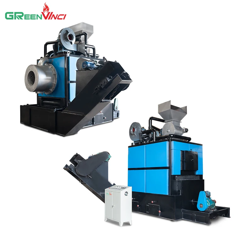Greenvinci оптовая продажа энергосберегающая Бездымная Высокоэффективная промышленная древесная пеллетная горелка на биомассе для водонагревательных бойлеров