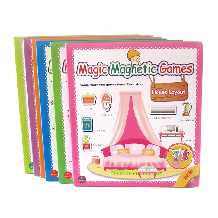 Children intellectual puzzle game toy kids early educational brain teaser kids magnetic toy