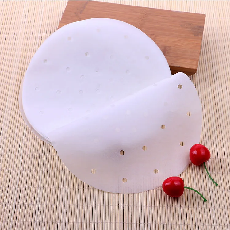 Custom Multi Size Non-Stick Bamboo Steam Paper Liners for Cooking