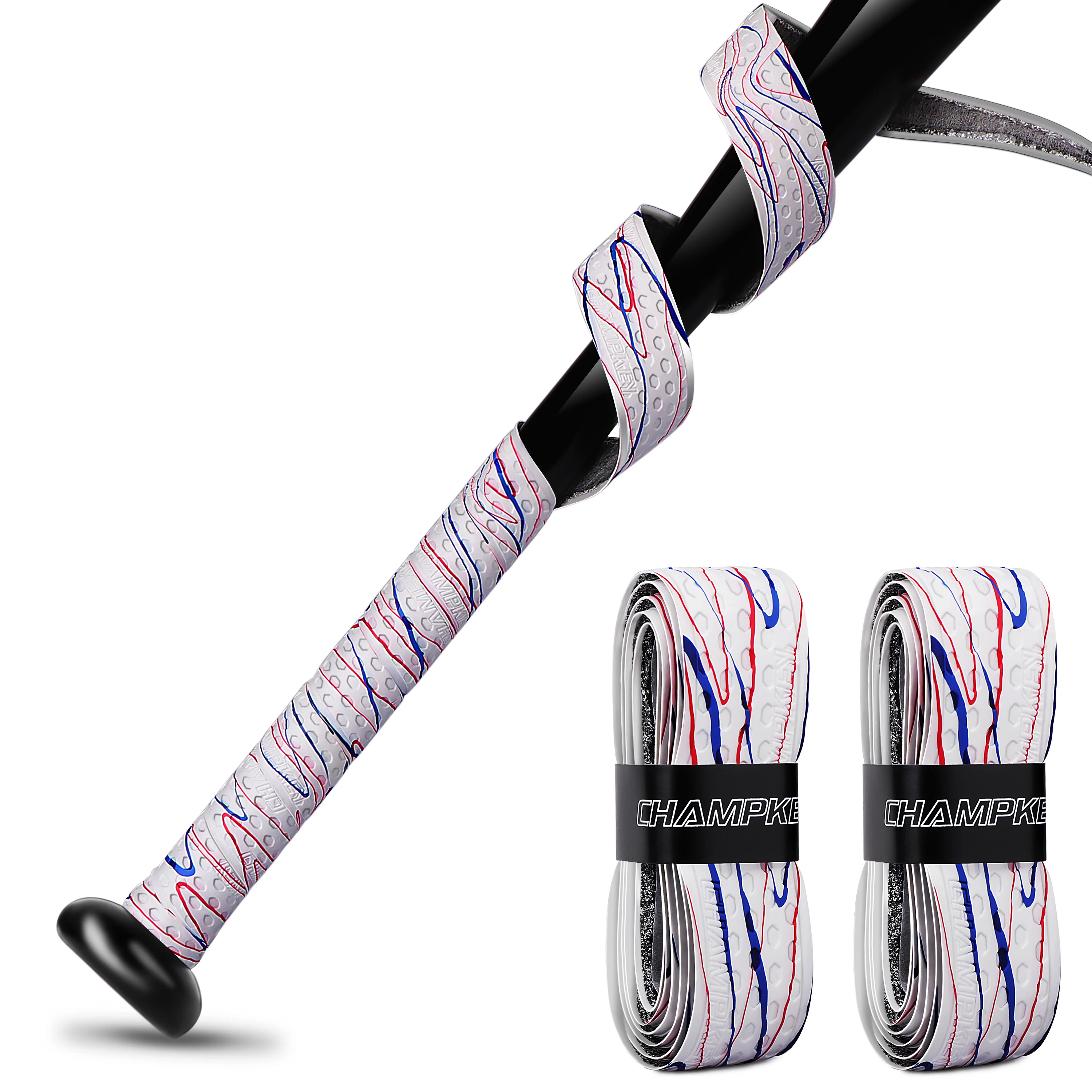 High Quality Customized Soft PU Anti-slip Baseball Softball Bat Grip Tape