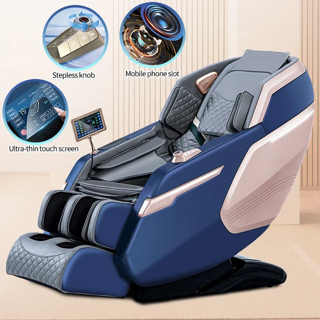 power recline gliding massage chair 4d massage chair with heating pad and lcd