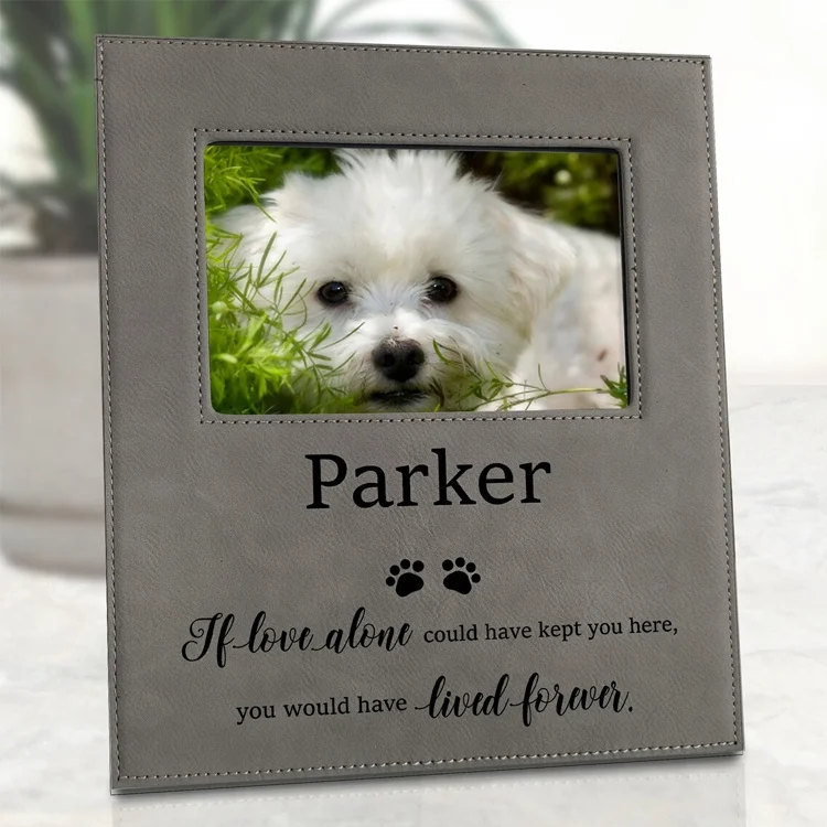 Personalized Picture Frame Laserable Leatherette Photo Frame