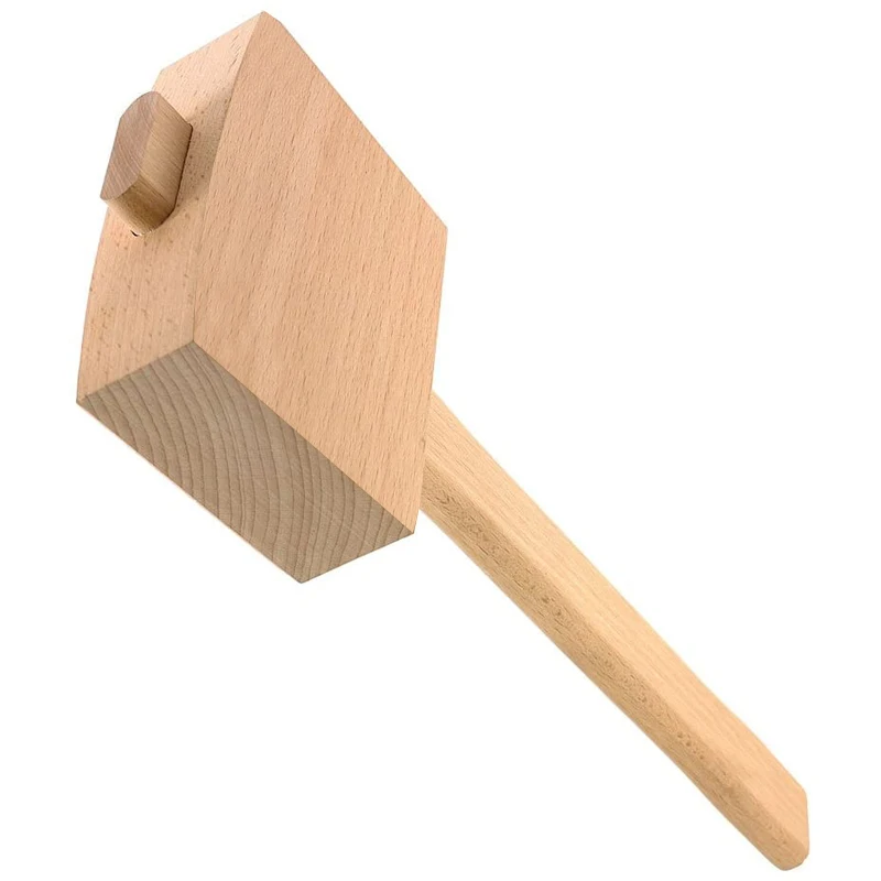 Wholesale Custom Hot Sales Manual Beating Woodworking Tool  Beech Wooden Mallet Hammer