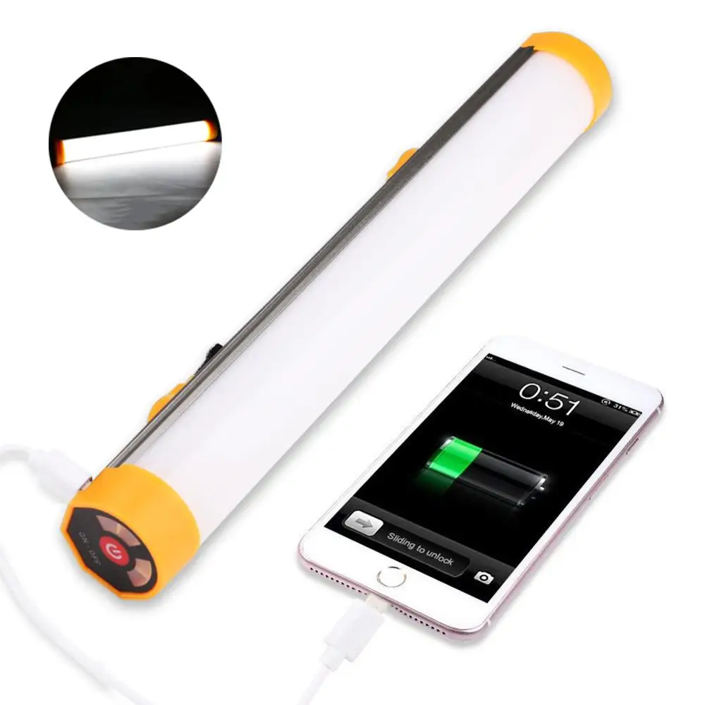  WARSUN Y76-27 USB Power Bank Аккумуляторная Открытый аварийный портативный светодиодный фонарь cob кемпинговые осветители с