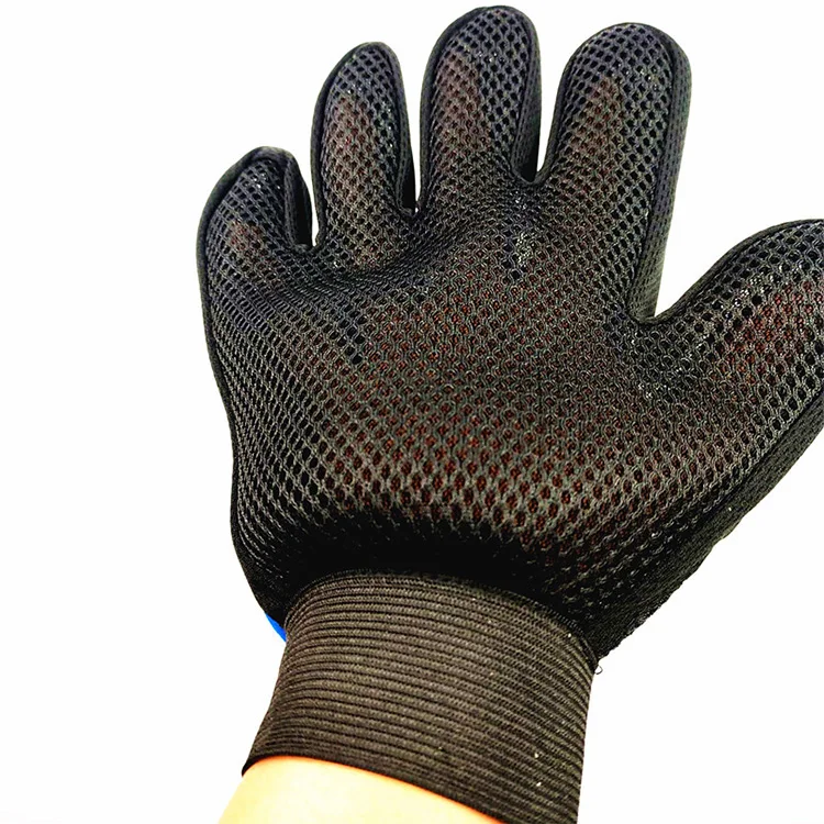 Simple innovative products high quality Eco-friendly TPR microfiber pet grooming glove