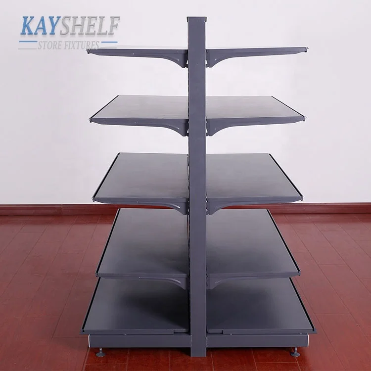 Kayshelf Factory Single Sided Wall Mount Heavy Duty Supermarket Shelf