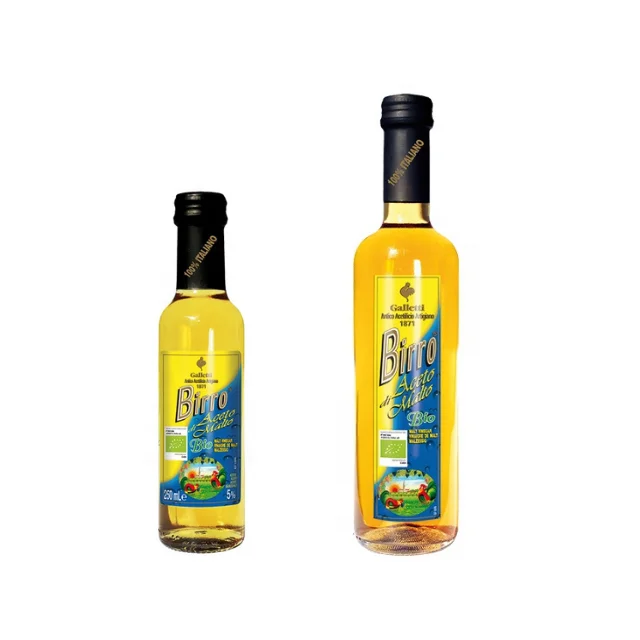 
Top Quality Organic Malt Vinegar Made In Italy Acidity 5% 