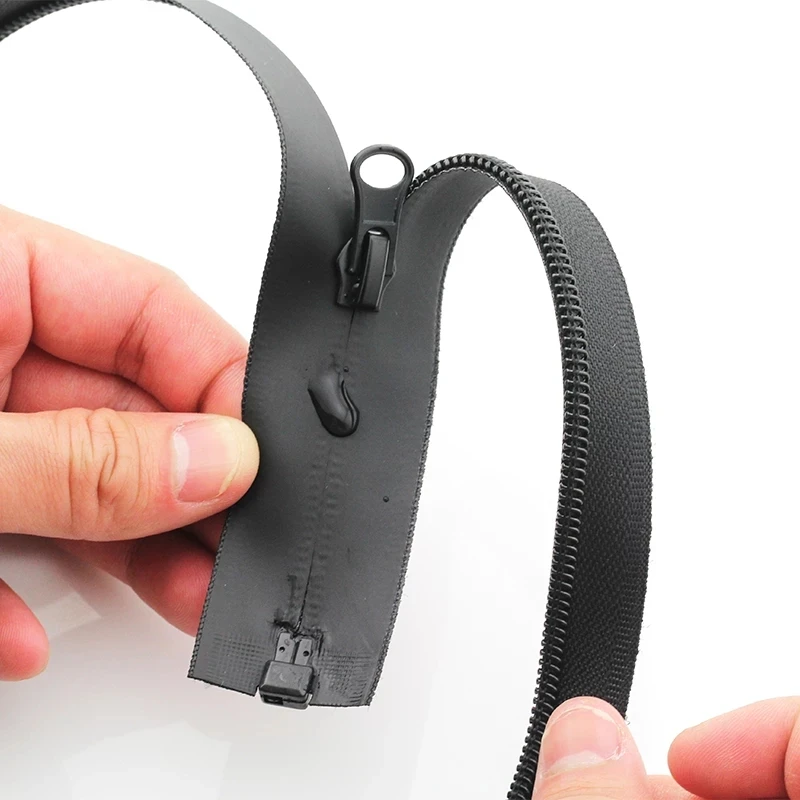 TPU Водонепроницаемая молния 5 # молнии оптом черные закрытые ползунки ленты для одежды