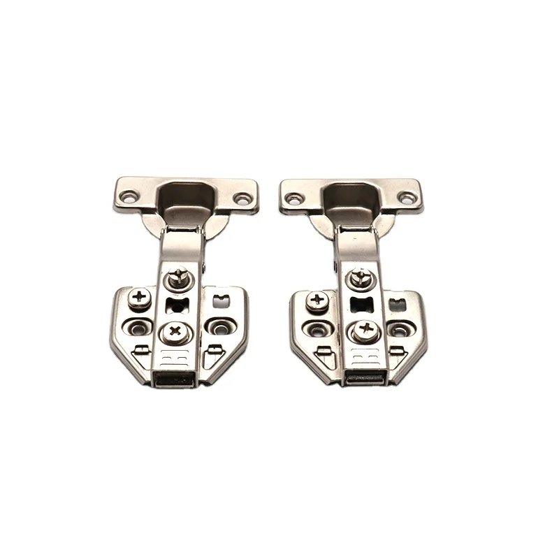 Aluminum frame concealed mounting plate furniture door hinges