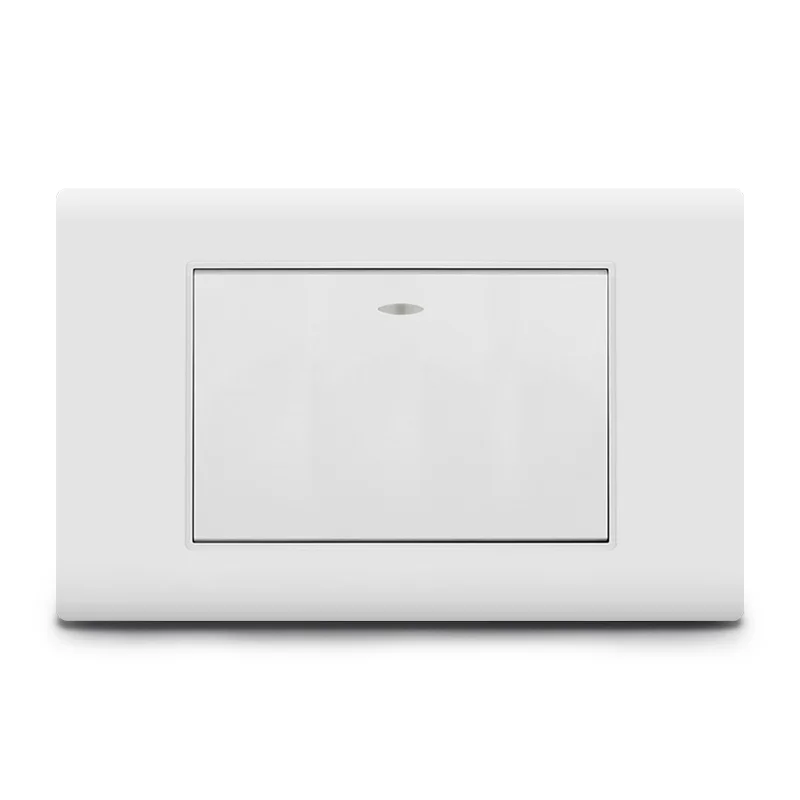 118 styles General big button 1 gang 1/2 way Pc Wall Light Switches And Sockets