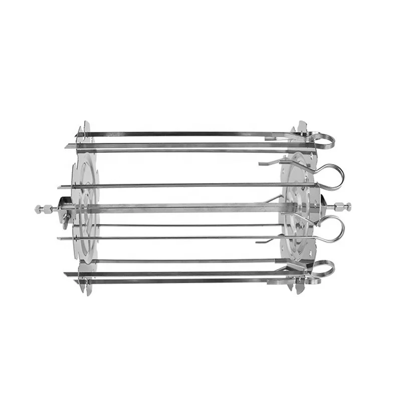 Factory direct power oven stainless steel skewer cage roast skewer cage roast mutton skewer cage 15 sets of assembly