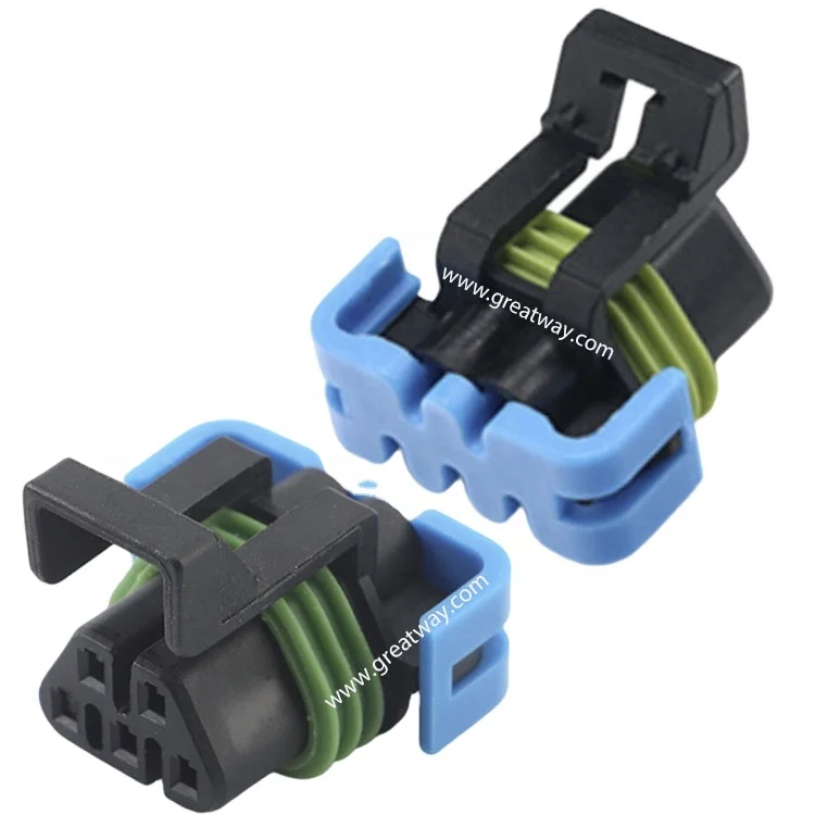 12146047 Delphi Metri-Pack 150 4 Pin Black Sealed Female Connector