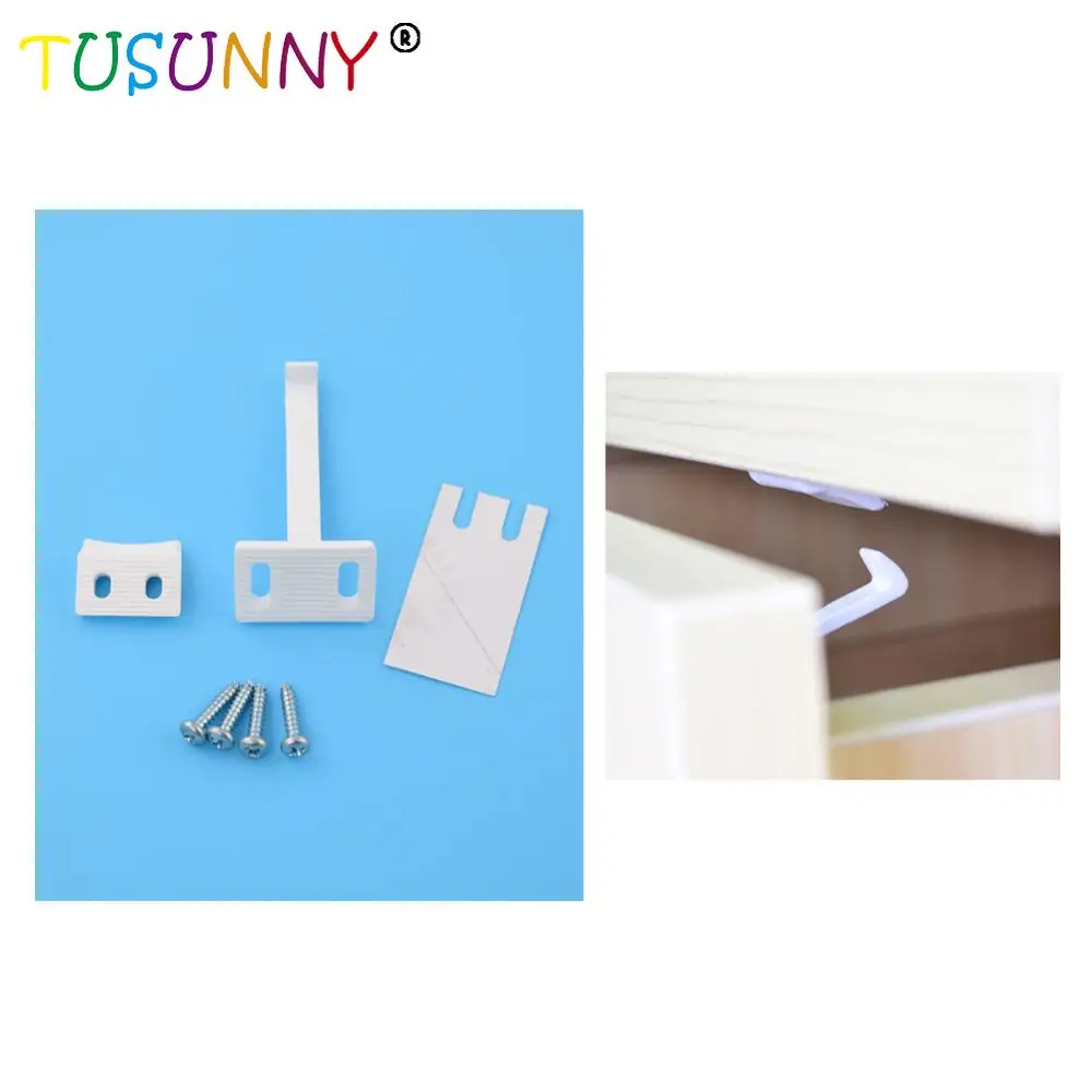 Baby Products Reusable Child Safety Locks Cabinet Locks Child Safety Multi-function Child Protection With Screws