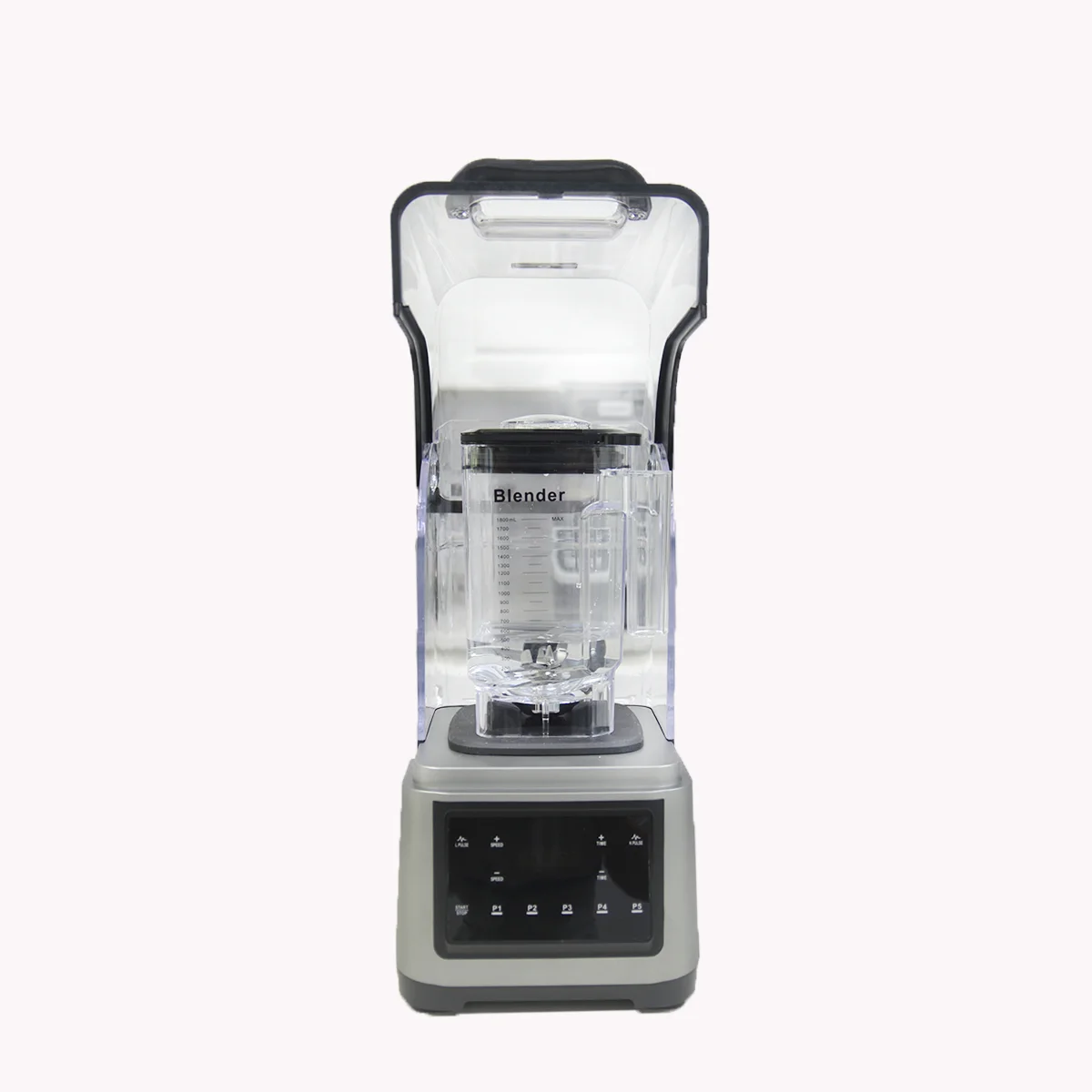 High Speed Heavy Duty Commercial Kitchen Blender Multifunctional Industrial Food Processor Quality Sound Cover