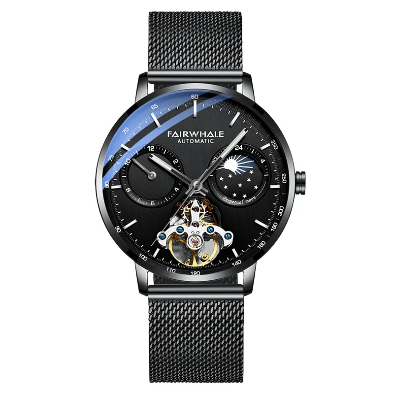 genuine goods Swiss brand watches hollow mechanical watches wholesale luxury metal watches