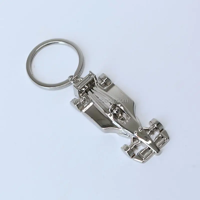 Mini F1 Keychain Metal Model for Racetrack Fans Formula One Racing Keyring Sleek Metal Design