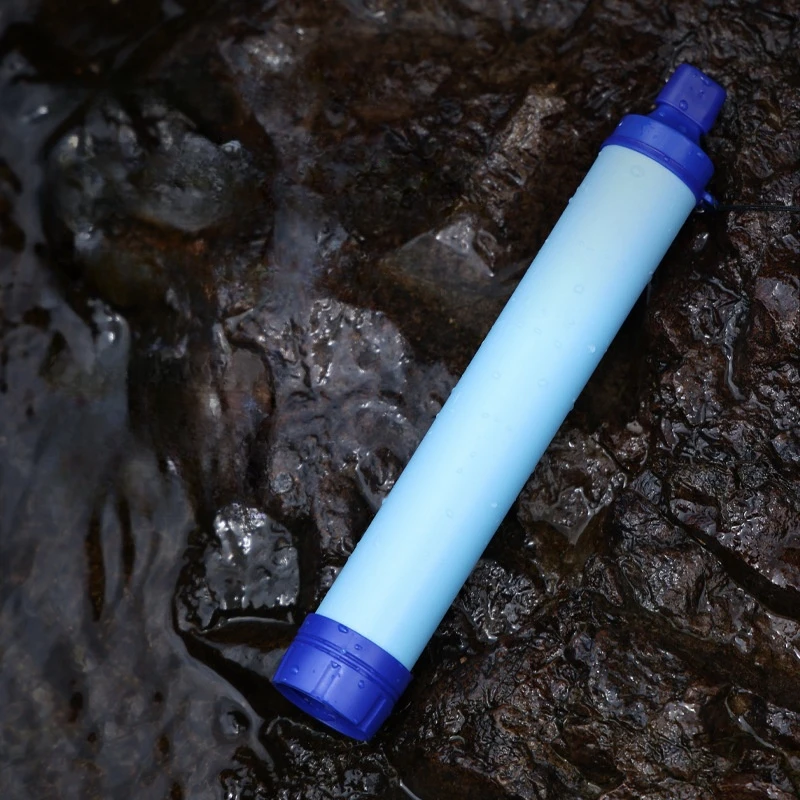 Wholesale Mini Water Filter Straw Hot Sale Water Purifier Portable Outdoor Life Drinking Water Wilderness Survival Kit Straws