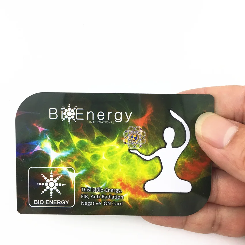 Wholesales Quantum Scalar Bio Ion Energy Card Nanotechnology Promote Microcirculation Health For Healthy Body