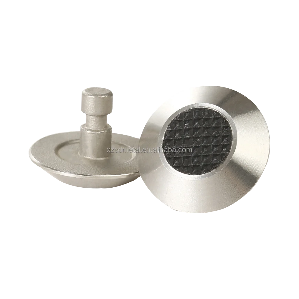 Classic TGSIs Warning Tactile Indicators Ten Circles Tactile Studs  with  Black Plastic Insert for blind disabled path