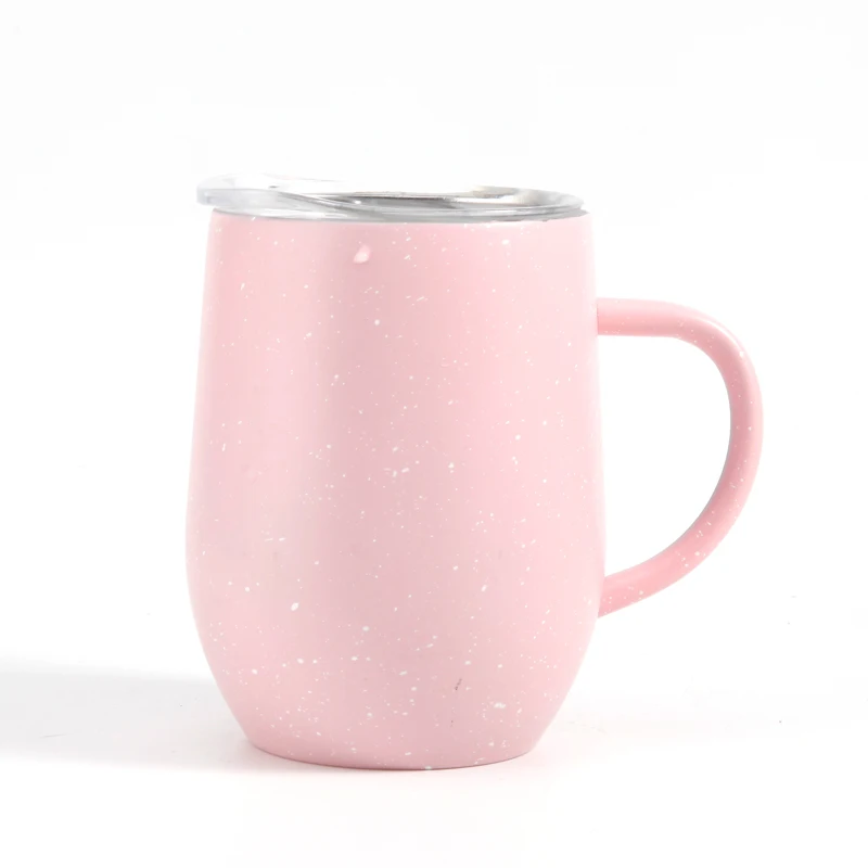 
Cille 365ml small capacity reusable coffee thermo mug travel thermal tumbler 18/8 stainless steel mugs with lid 