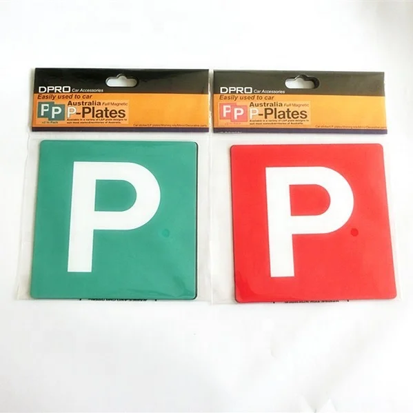150mm Fully Magnetic New Driver P Plate Car Sticker