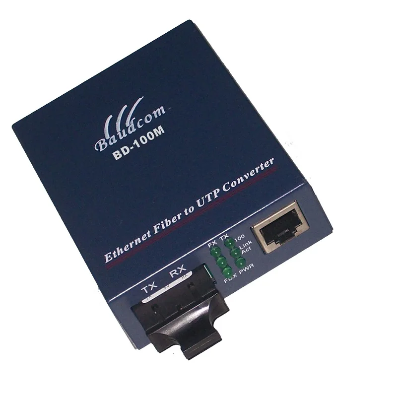 1310nm Fast Ethernet Optical fiber Media Converter