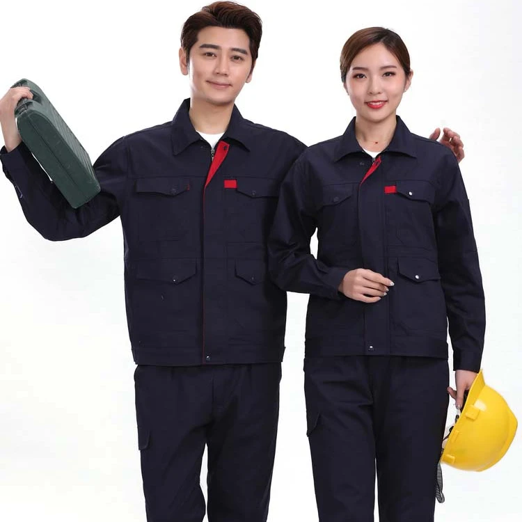 
2021 Work Clothing Sets Long Sleeve Men Factory Labor Engineering Clothes Work Wear Jacket And Pants 