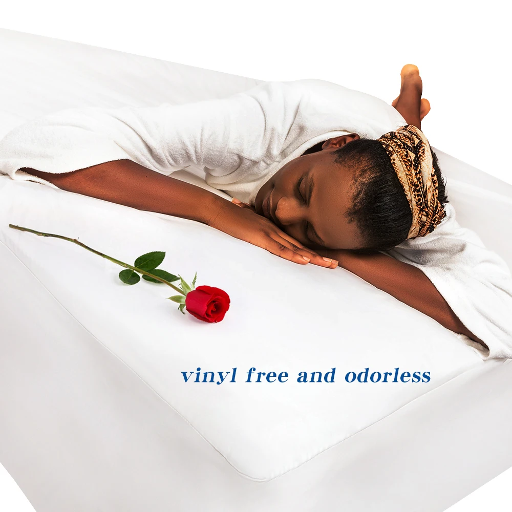 Hot Sell Quilted custom terylene mattress protector king  mattress protector plastic mattress protector