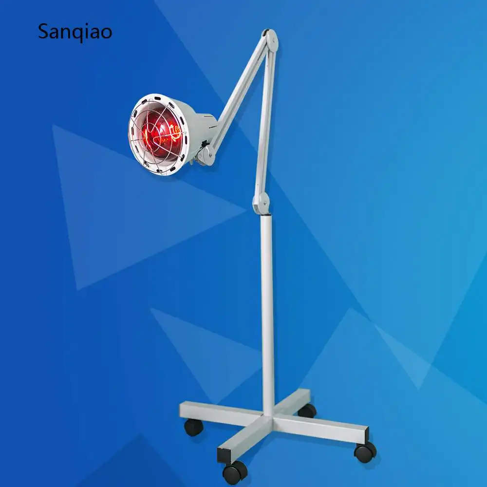 
Beauty Treatment Dimmable Heat with Stand Infrared Heat Lamp Medical 275W Thermotherapy Pain Relief IR Heating Floor Lamp 