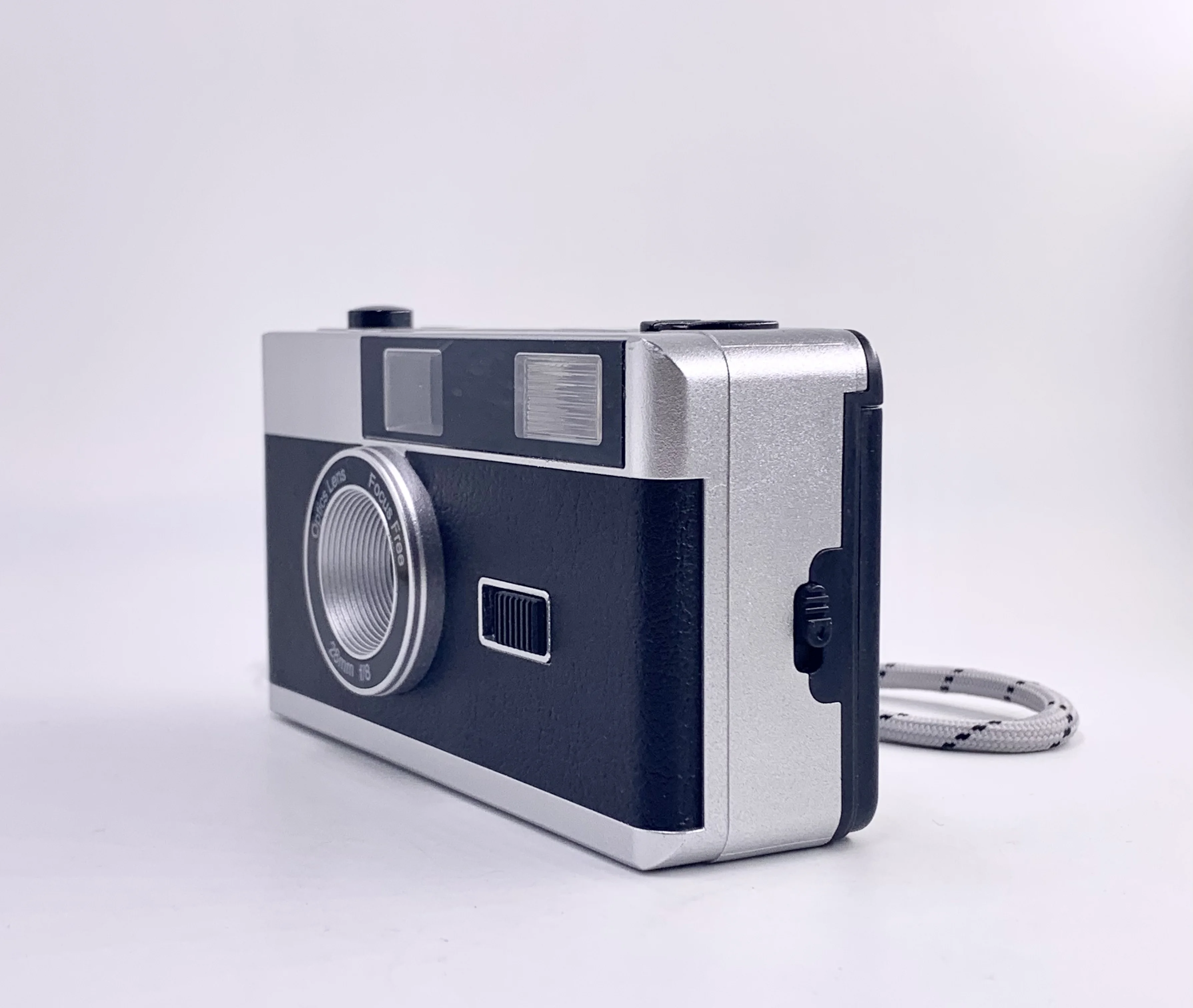 CUSTOM fuji retro replaceable re usable non disposable reloadable waterproof colorful white reusable film camera with flash