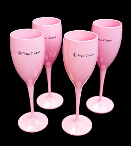 Custom Acrylic AS Plastic Champagne Flute Wedding Plastic Champagne Glass Plastic Goblet Glass For Party