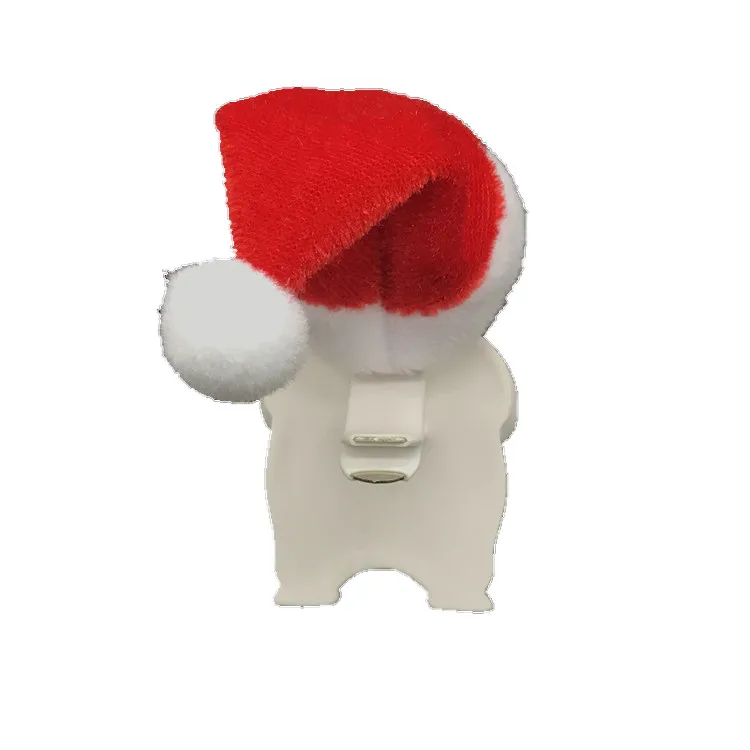 White Fat Doll Shaped Scented Ceramic Aromatherapy Essential Oil Diffuser Car Exhaust Clip Air Freshener