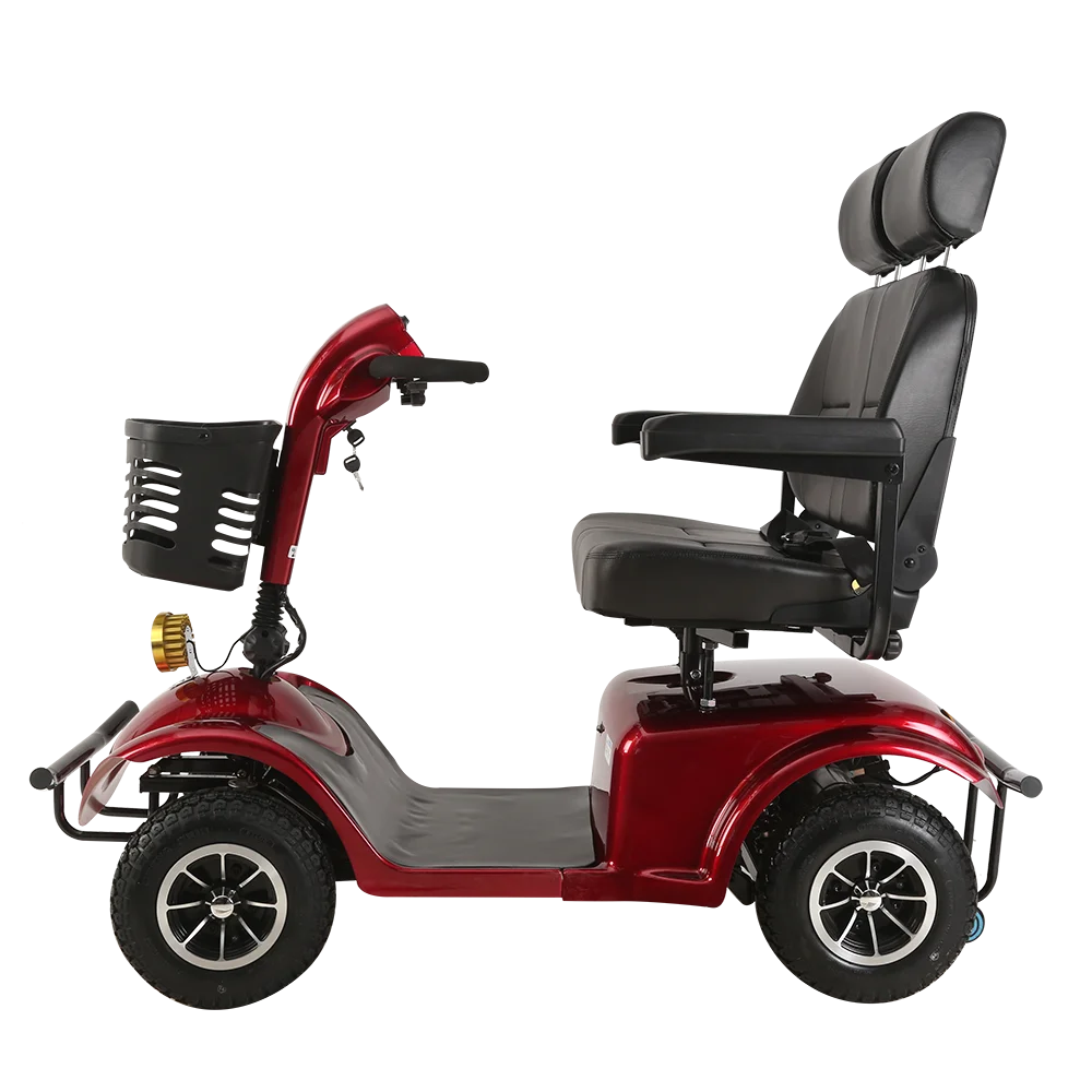 Double Seat Electric Scooter Two People Mobility 4 wheel Scooter