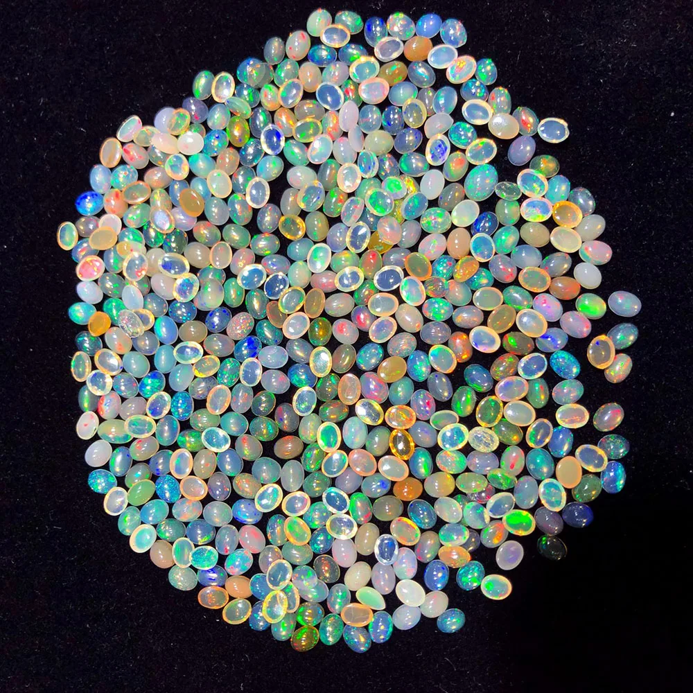 Hot sale high quality opal stone opal jewelry crystal ring diamond cabochon used for all kinds of ring necklace processing