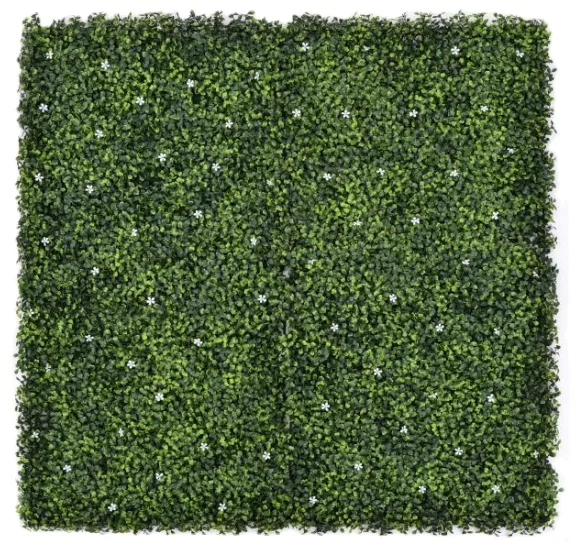 Artificial Grass Wall Panels Plastic Greenery Plant Wall Grass Artificial Grass Wall Backdrop For Home Restaurant Indoor Decor