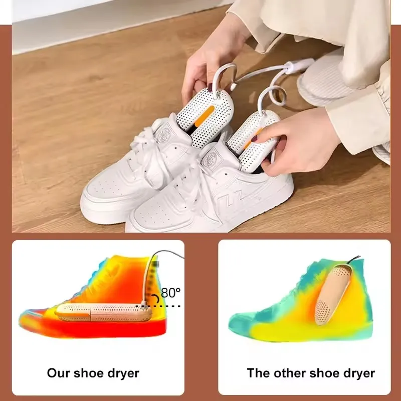 Multifunctional Shoe Sannitizer Heater Smell Remover Household Boot Fold Clothes Intelligent Portable Electric Shoe Dryers