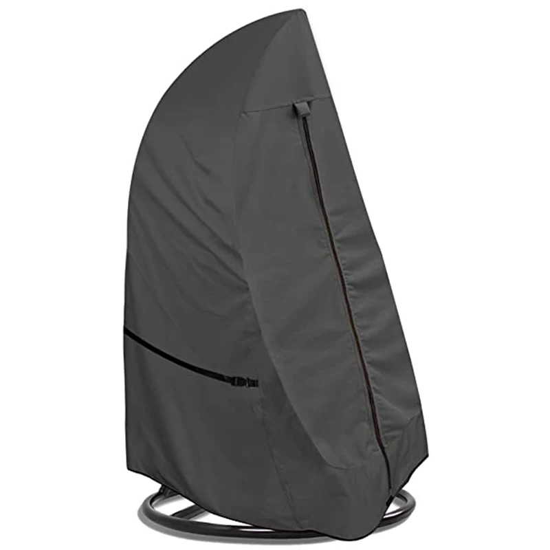 Customized Size 600D Oxford Waterproof and Dustproof Patio Heavy Duty Oxford Uv-Protect Waterproof Egg Chair Cover
