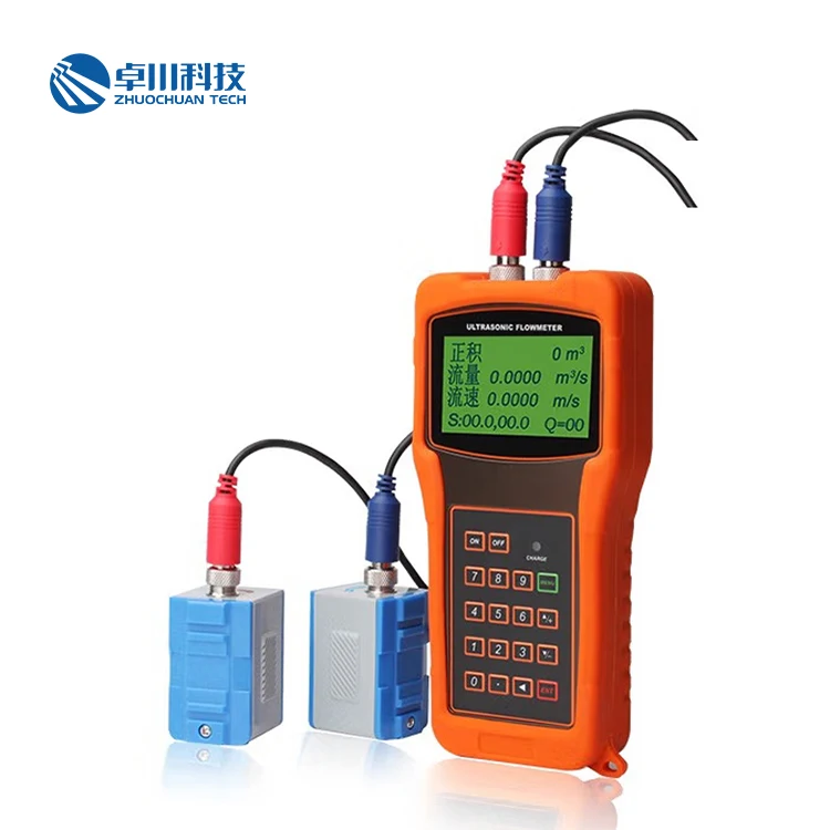 DN15-6000 Portable Flow Sensor Meter Ultrasonic Water Flow Sensor Oil Flow Meter