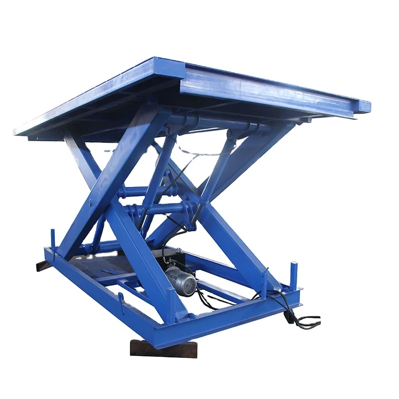 Стандартный одиночный ножничный подъемный стол для