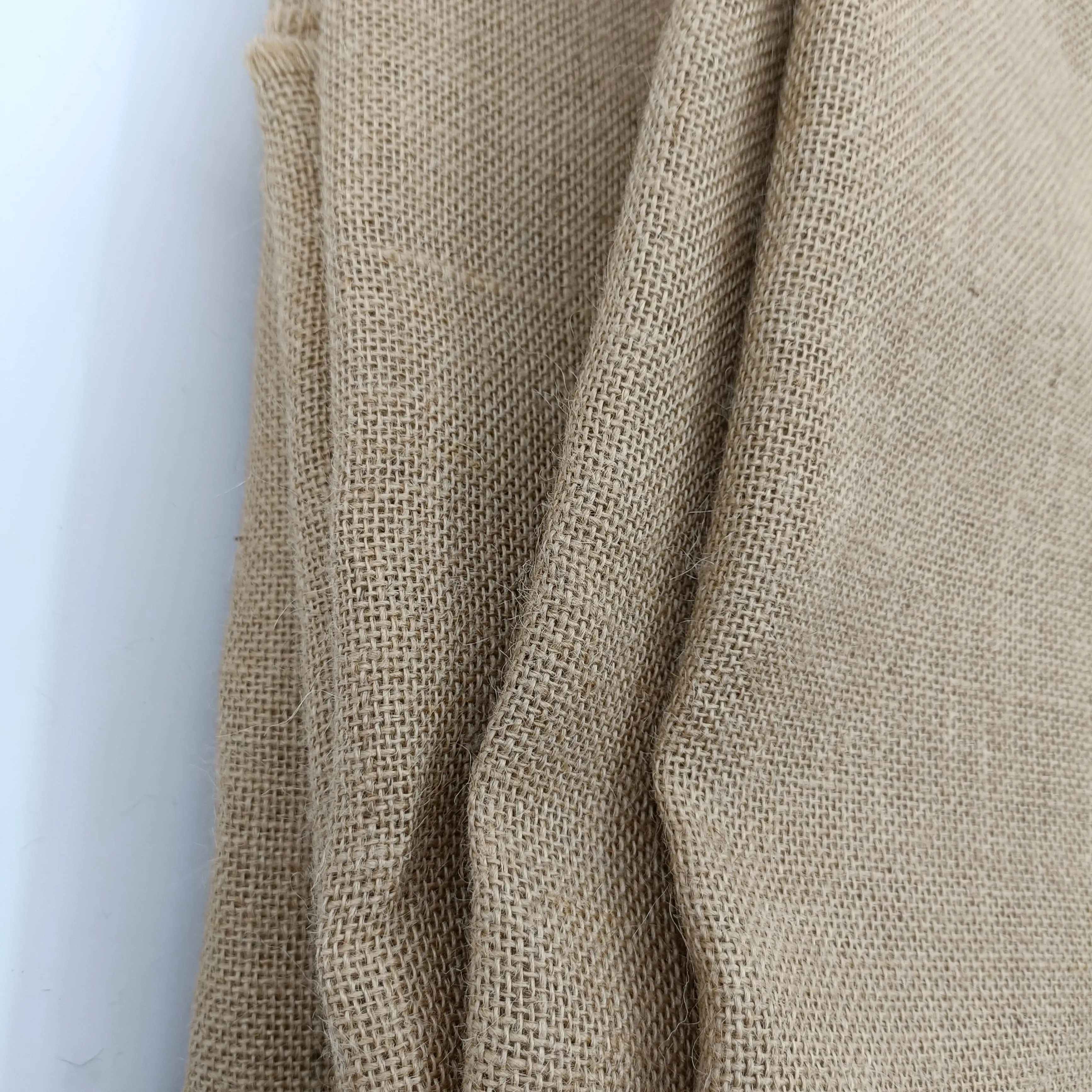 Gunny Cloth Sustainable Heatproof Hessian Fabric 100% Natural Burlap