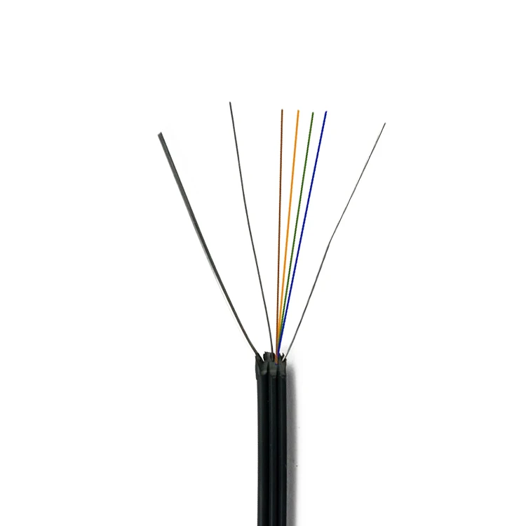 1/2/4 core FTTH fibre drop cable 2km/roll manufacturer price