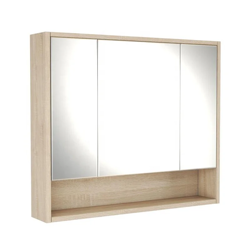 Modern Style Waterproof Storage Bath Room Wall Hanging Vanity Cabinet with Mirror