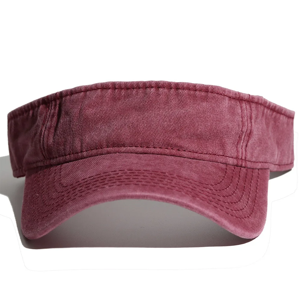 Мыть хлопок пустой головные уборы пустой в винтажном стиле высокого качества шляпа от солнца с эффектом потертости папа шляпа