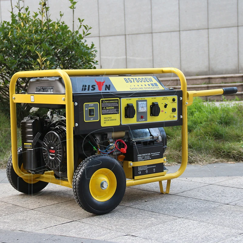 BISON The Petrol Gasoline Powered 6 Kw 420Cc Home Open Electric Generator