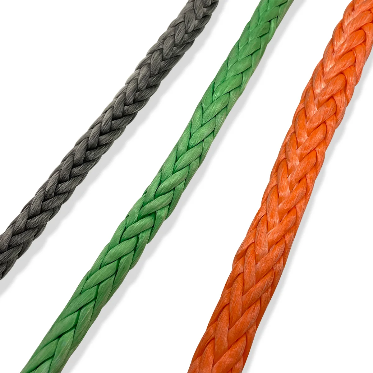 Pre Stretched 12 strands Uhmwpe Rope High Strength spearfishing line Winch Rope