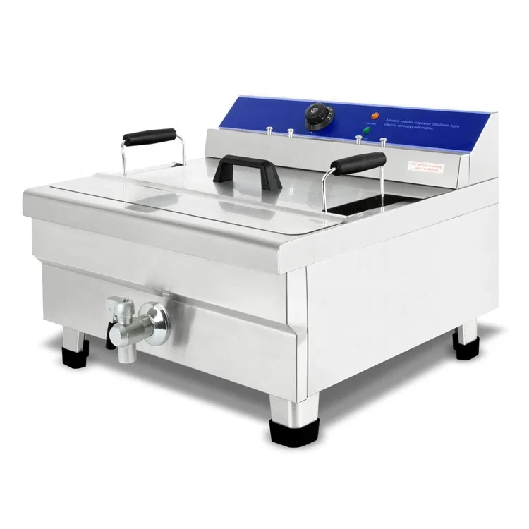 DZL-13B 1-Tank 1-Basket 20L Commercial Electric Funnel Cake Deep Fryer
