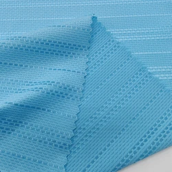 Stretch 125gsm Jacquard Knitted Polyester Spandex Jacquard Knit Fabric for Clothing/Dress