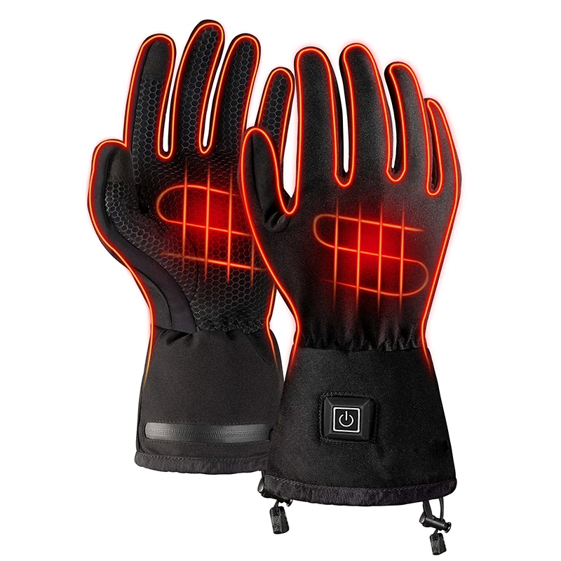 Electrical Battery Heated Gloves For Women Men Touchscreen Texting Thermal Heat Ski Bike Motorcycle Heating Gloves Hand Warmers