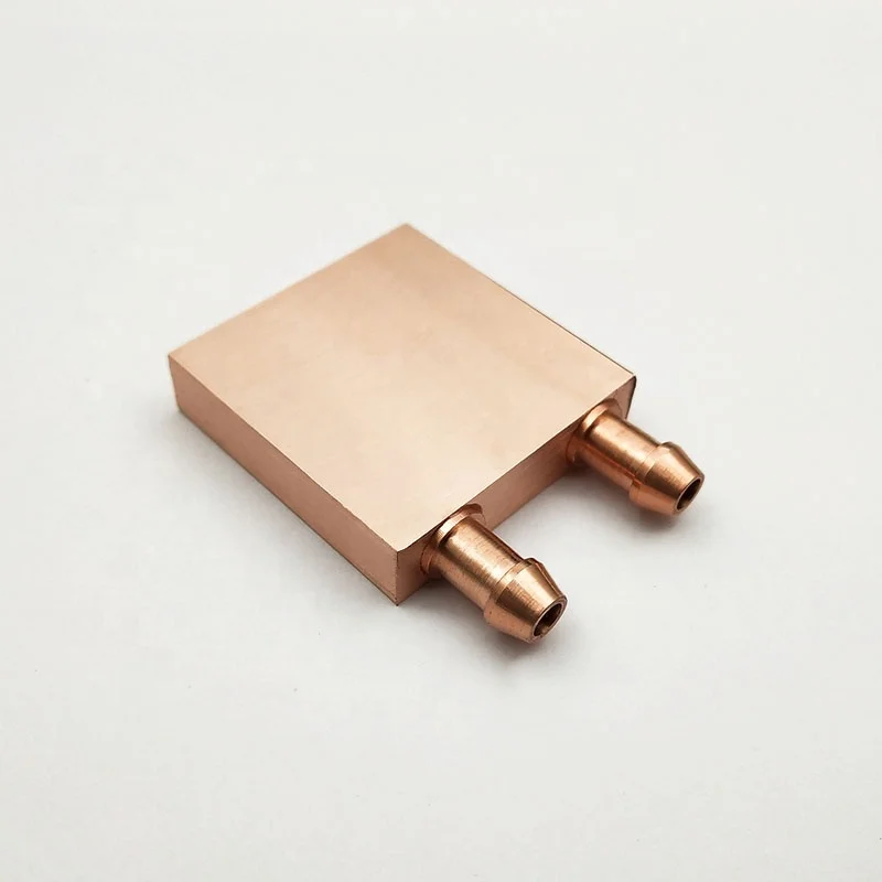 40x40x10mm CPU GPU Pure copper Liquid water TEC cooling block plate